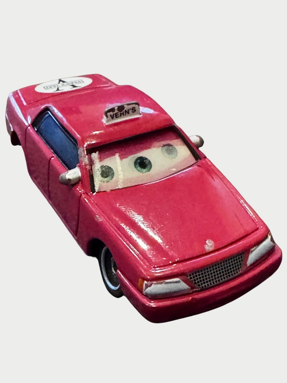 Disney Pixar Cars VERN Taxi with Lenticular Eyes Diecast Vehicle